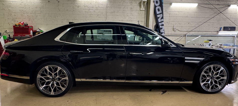 Before Tint Garage Vehicle Window Tint